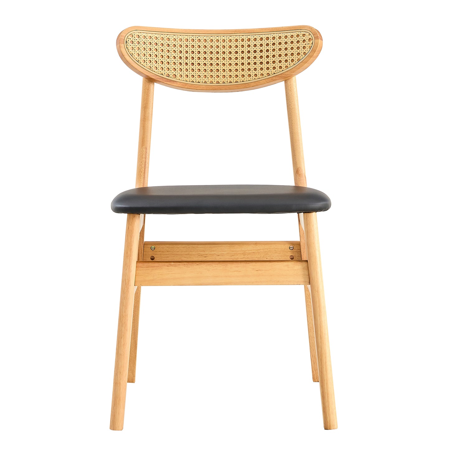 Eda Mid-Century Solid Wood Dining Chair