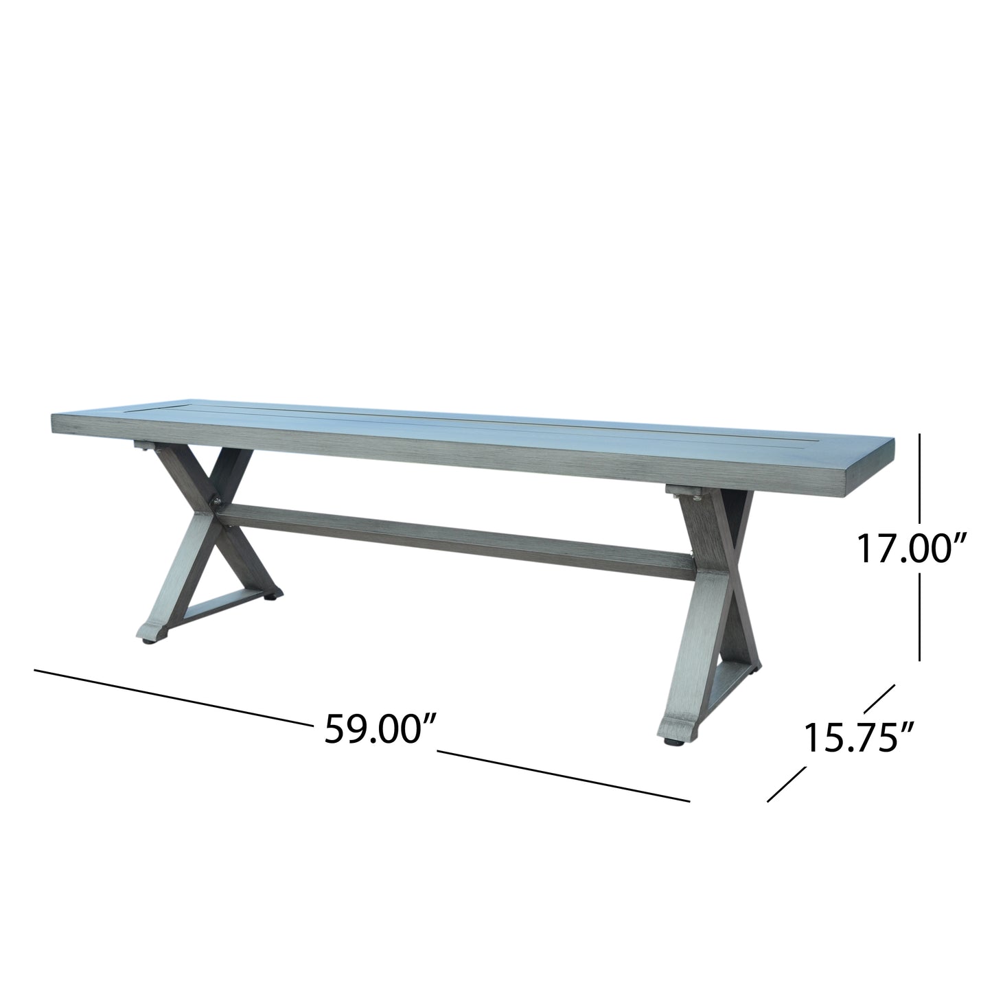 Centerville Modern Classic Velvet Dining Bench