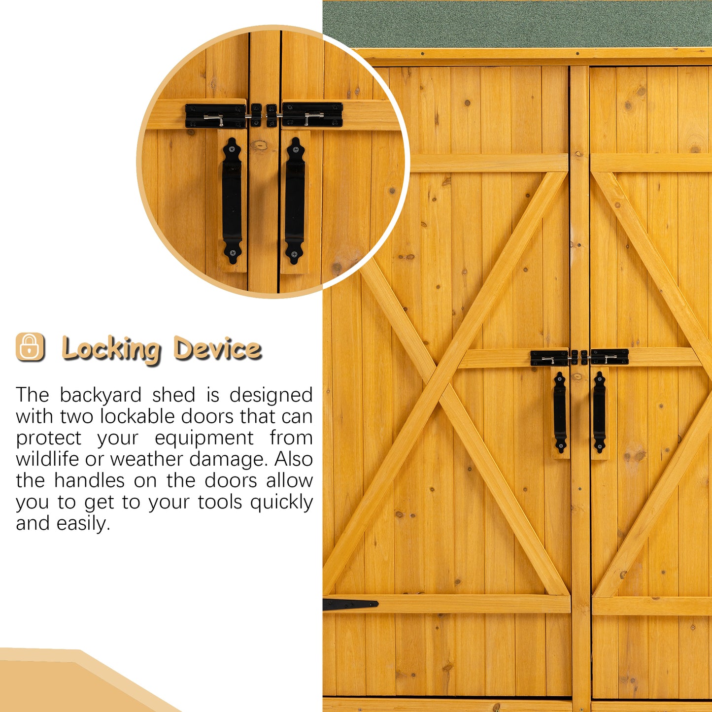 Luz Craftsman Outdoor Storage Shed