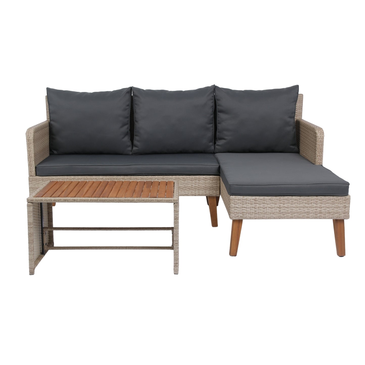 Bartholomew Modern Rattan Outdoor Sofa