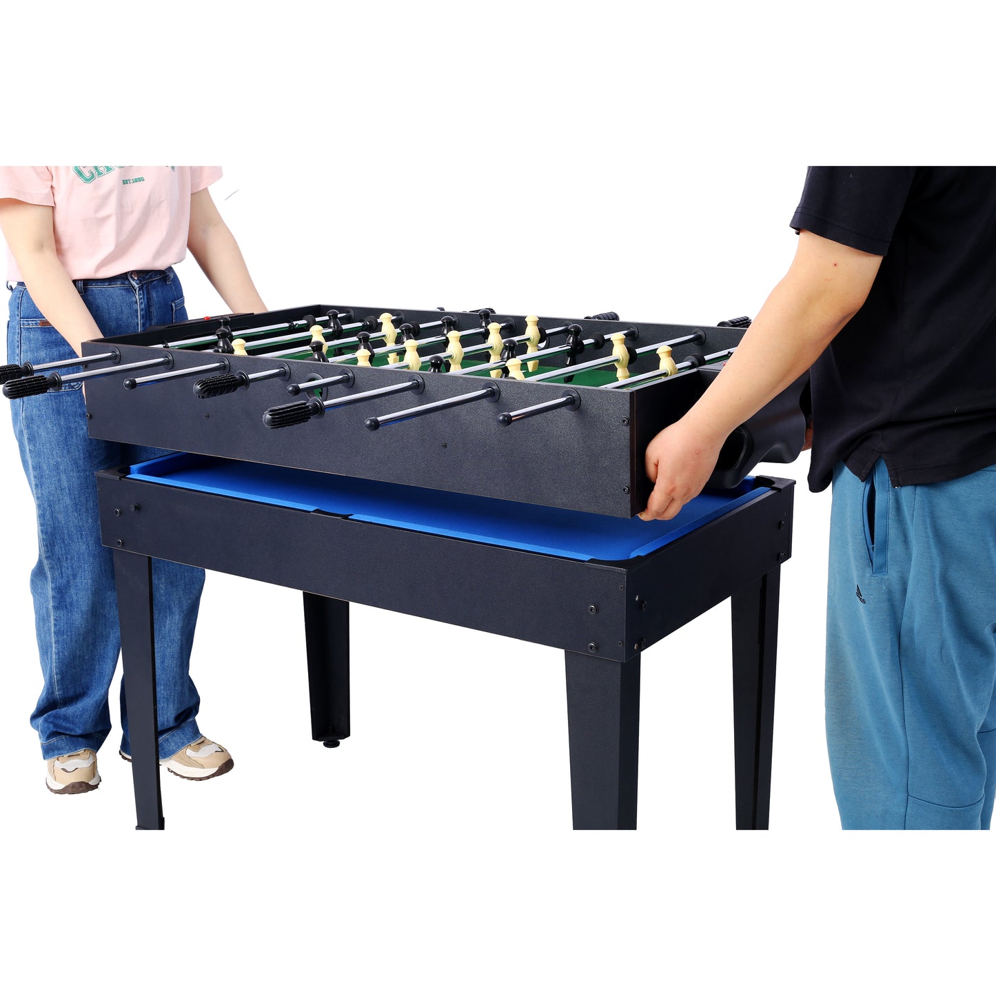 Centerville Contemporary Velvet Multi Game Table