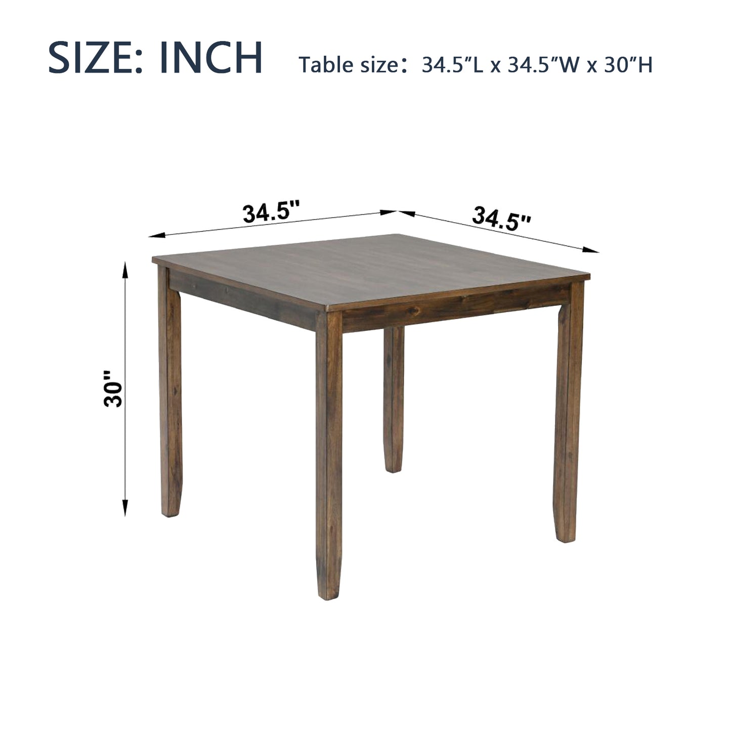 Niles Craftsman Wooden Dining Table