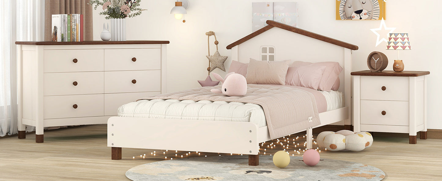 Fitch Contemporary 3-Pieces Bedroom Sets Twin Platform