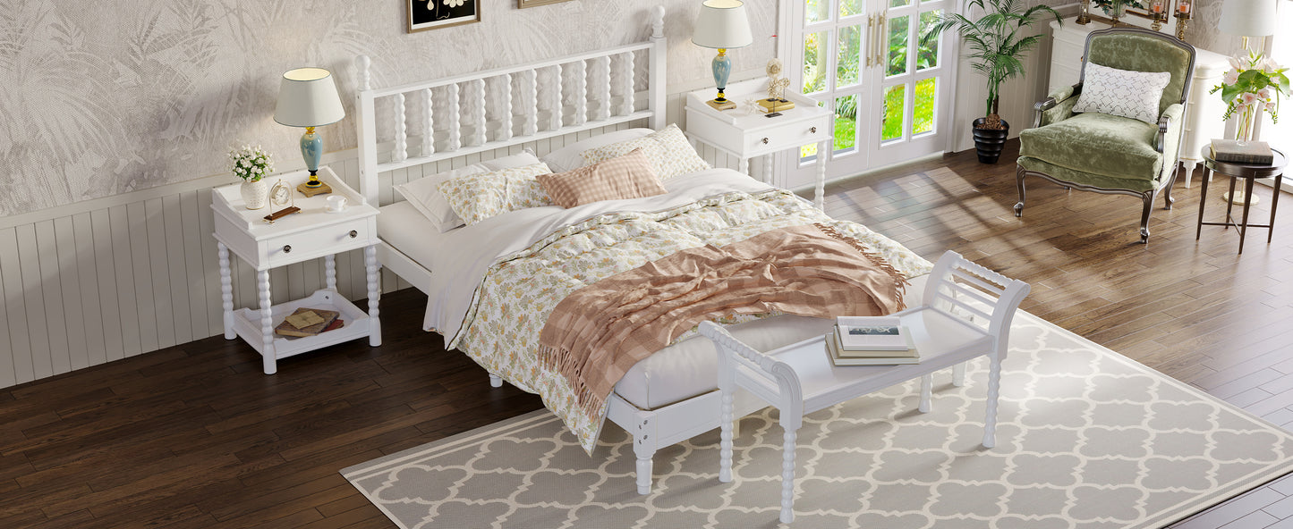 Warmsprings Mid-Century Gourd Shaped Retro Bedroom Set