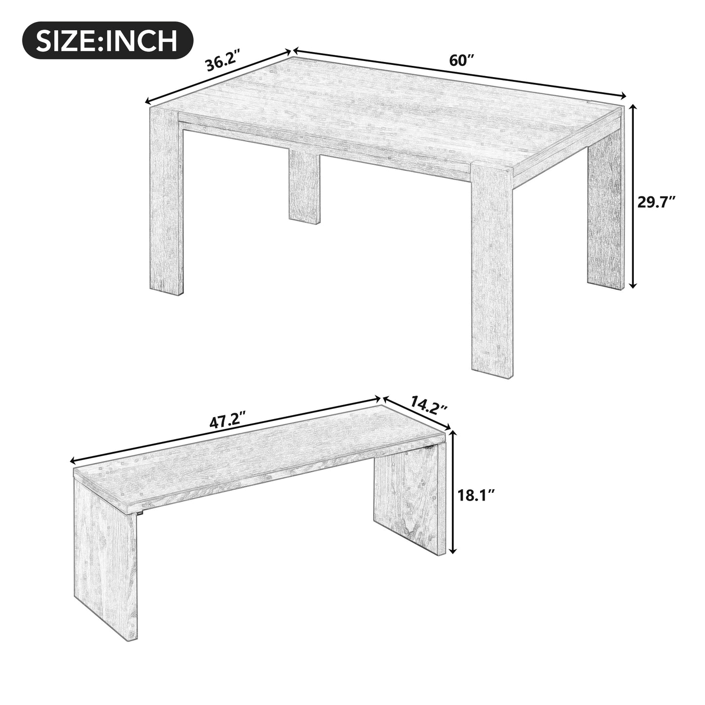 Silverleaf Modern Farmhouse Dining Set