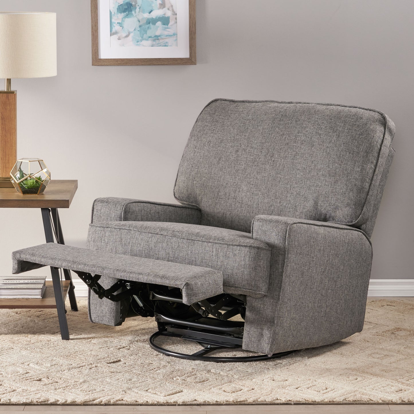 Elmcrest Modern Wide Manual Standard Recliner
