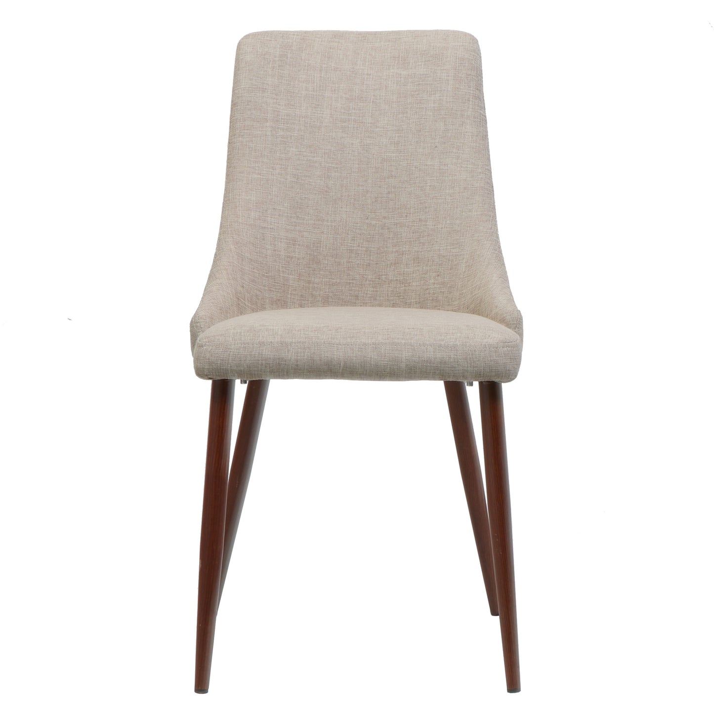 Elmcrest Modern Fabric Armless Dining Chairs