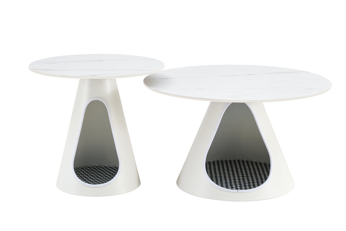 Jiron Contemporary Marble Top Multifunctional Tables