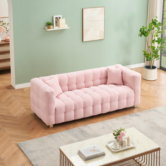Luz Modern Teddy Fleece Sofa