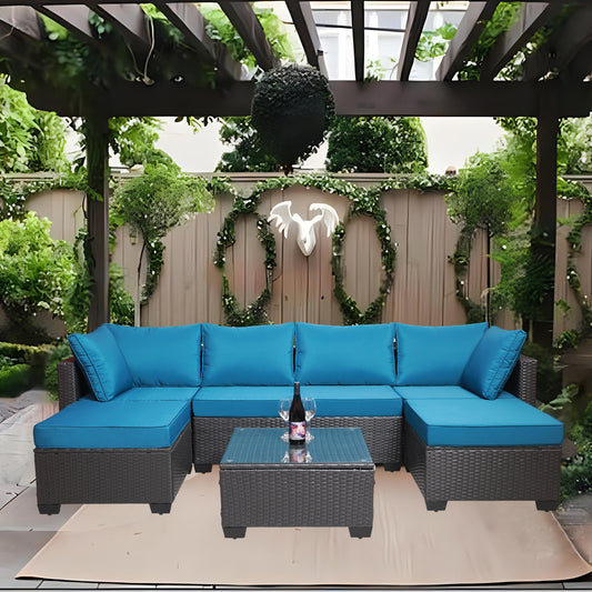 Cleo Modern Rattan Patio Set