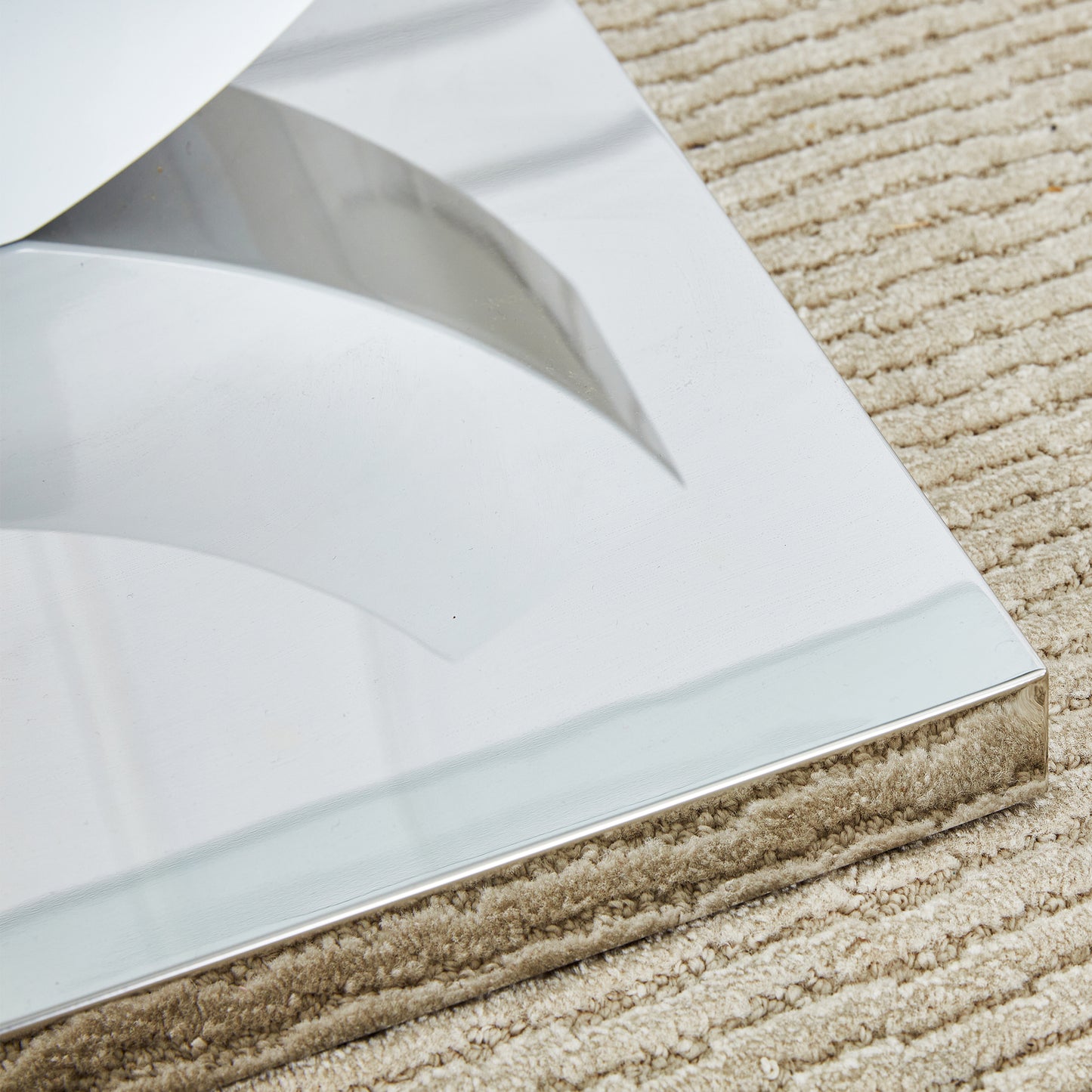 Marites Modern Minimalist Glass Dining Table