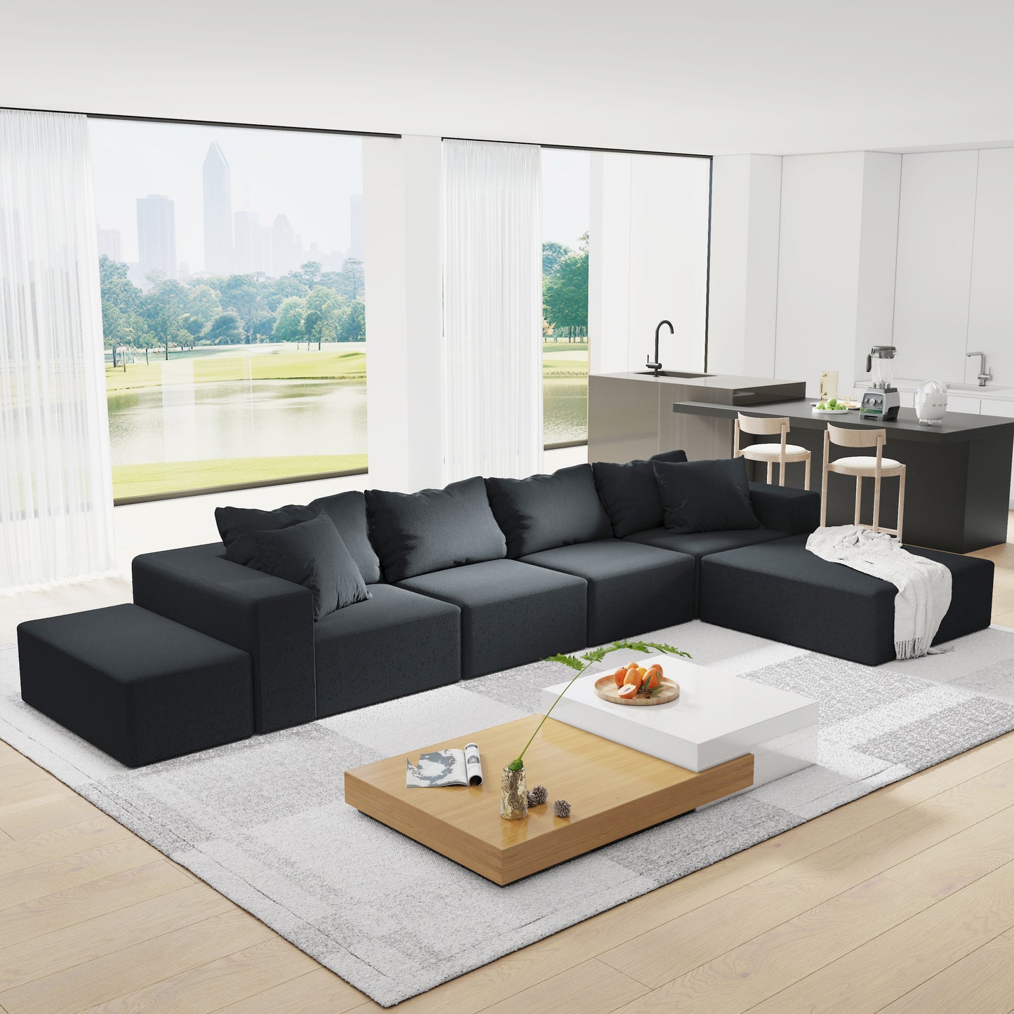 Cleo Modern Modular Sectional Sofa