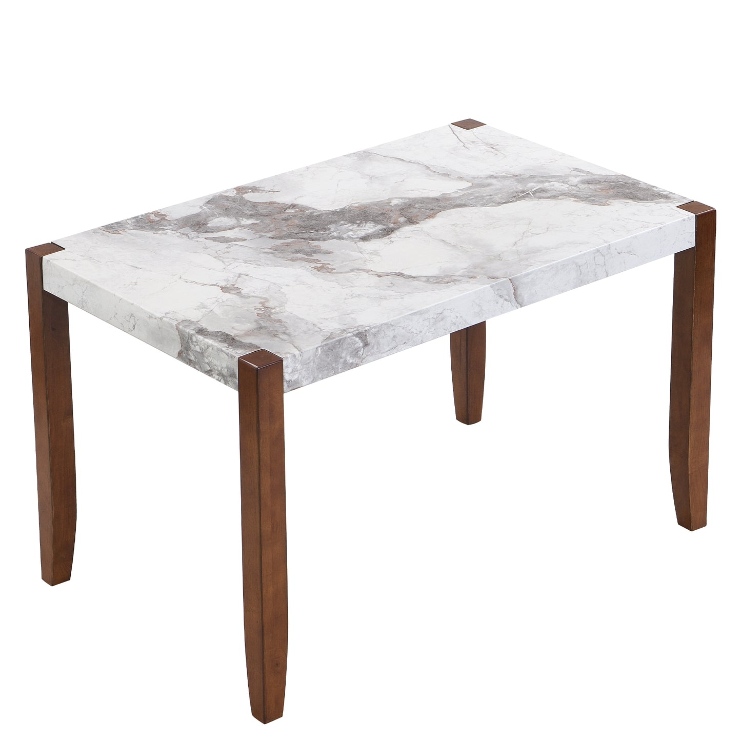 Lazzareschi Modern Marble Dining Set