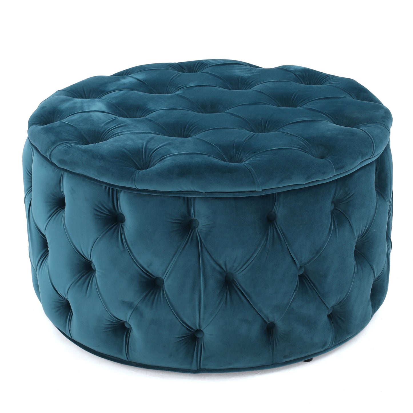 Somerset Contemporary Velvet Ottoman