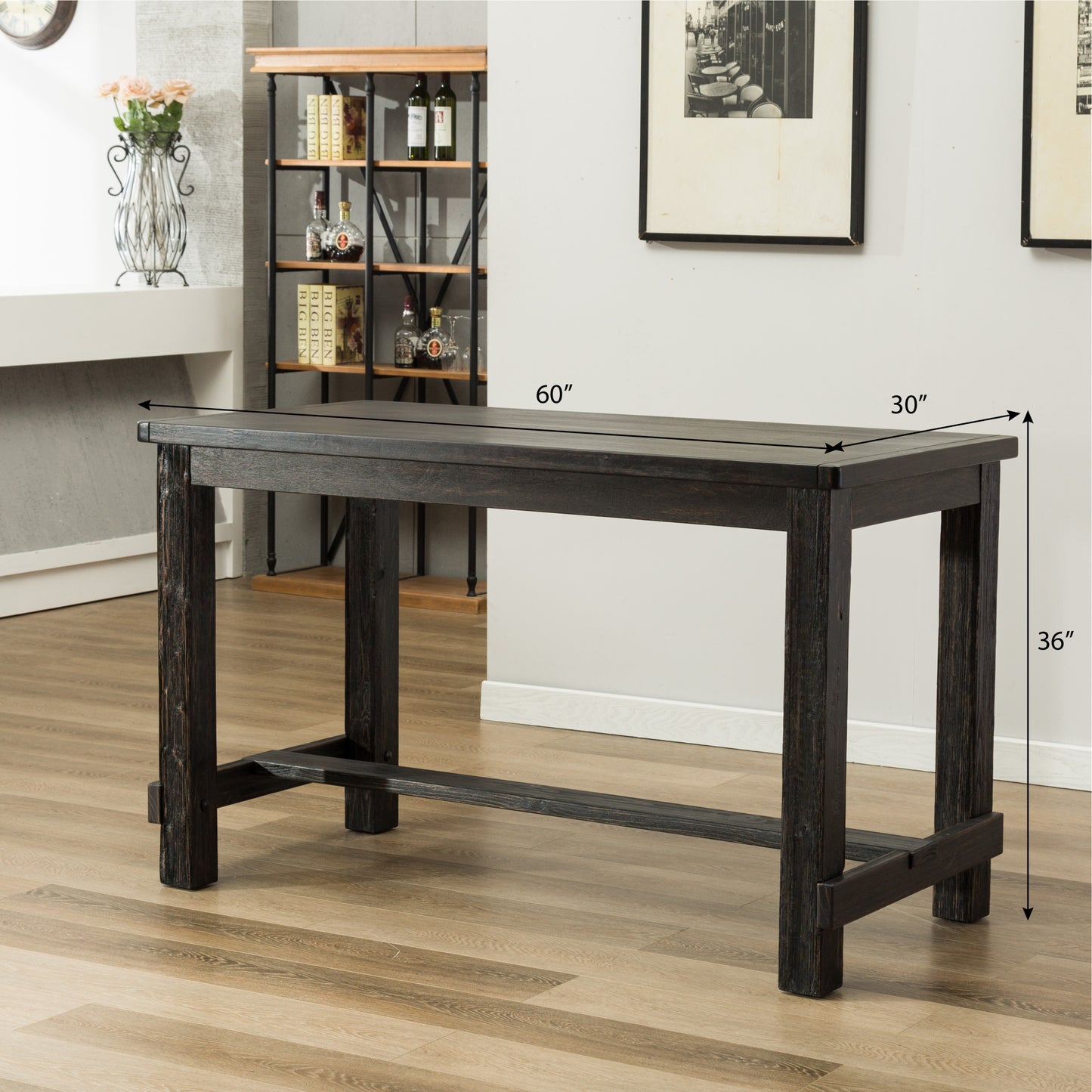 Elmcrest Contemporary Velvet Classic Dining Set
