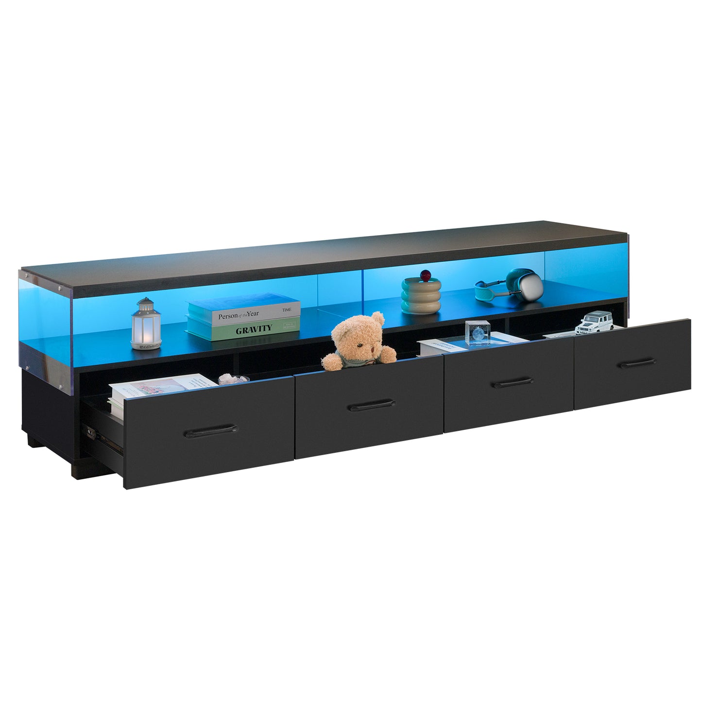 Justo Modern Velvet Classic TV Stand