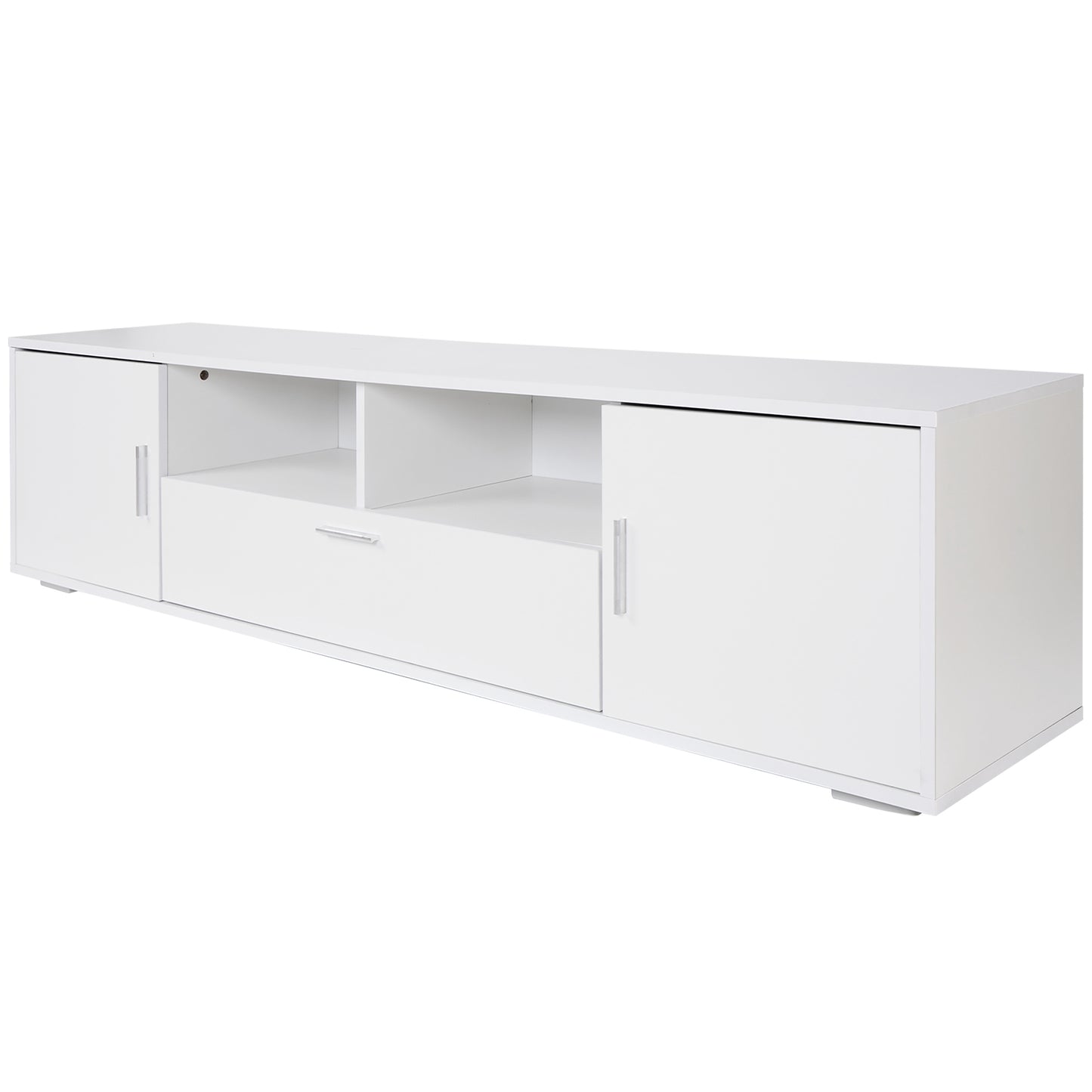 Justo Modern Stand with LED Lights Entertainment Table