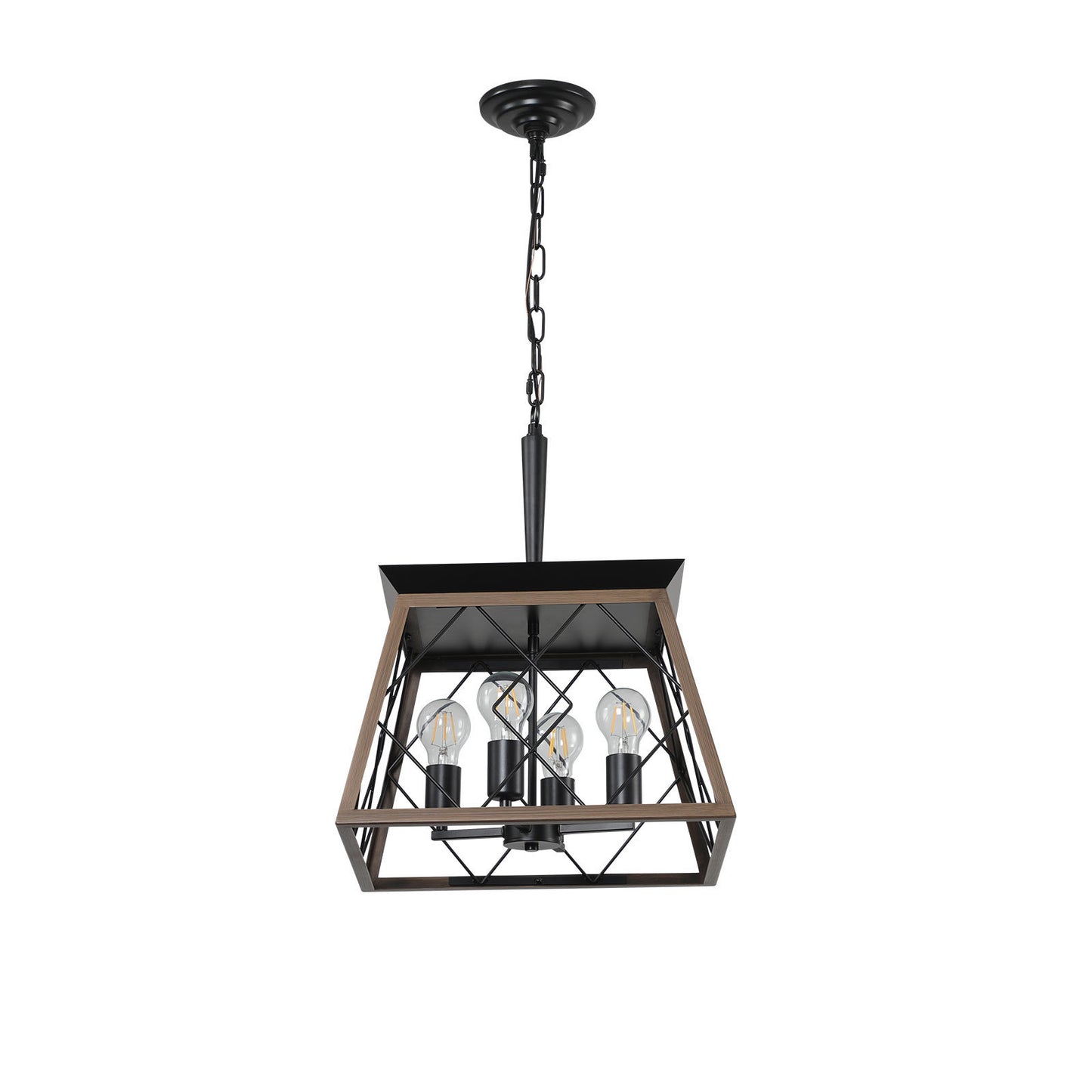 Mission Traditional Industrial Farmhouse Chandelier