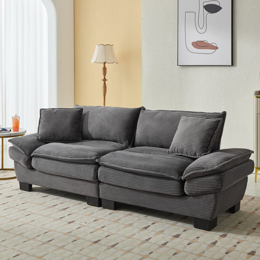 Centerville Contemporary Corduroy Sleeper Sofa