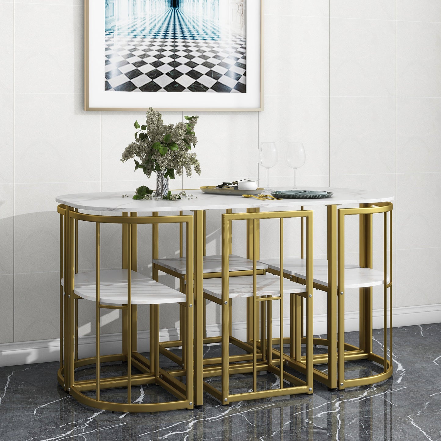 Mission Modern 7 Piece Dining Set