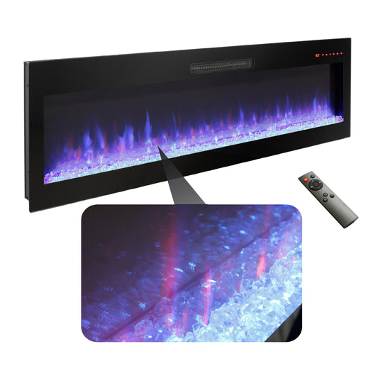 Jiron Modern Electric Wall Fireplace
