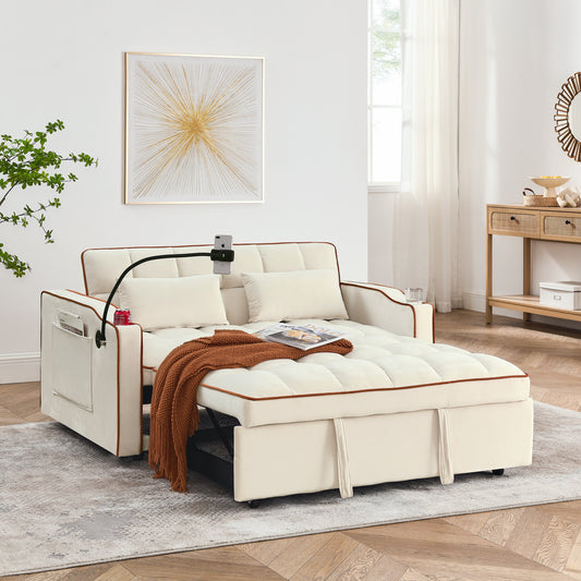 Luz Modern Velvet Foldable Sofa