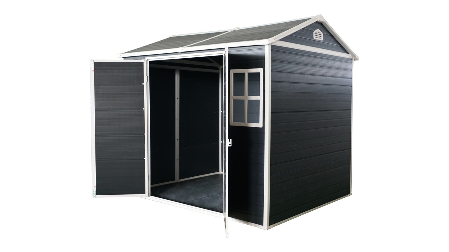 Elmcrest Modern Carbon Garden Shed