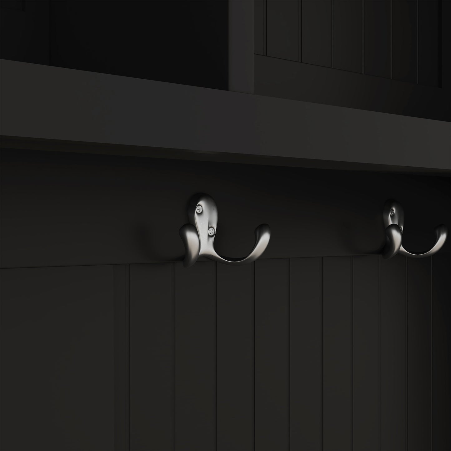 Niles Modern Storage Bench Coat Rack