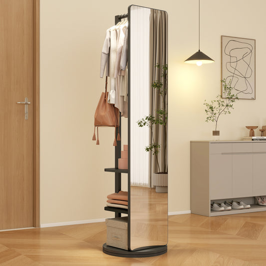 Sonoma Modern Wood Full-Length Mirror