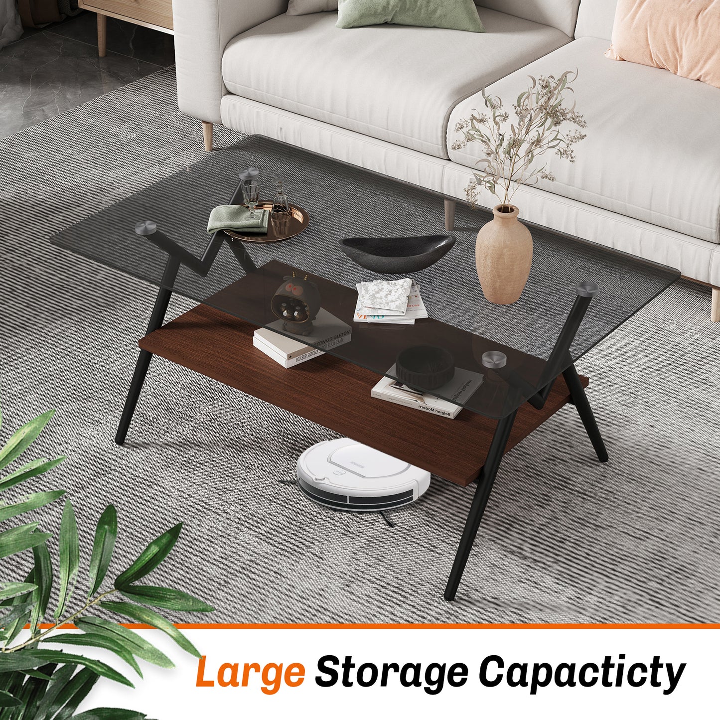 Amity Modern Rectangle Coffee Table