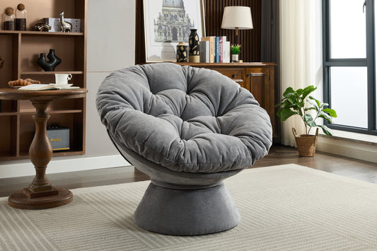 Oakridge Contemporary Velvet Swivel Accent Chair