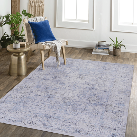 Jiron Contemporary Low-Pile Washable Rug