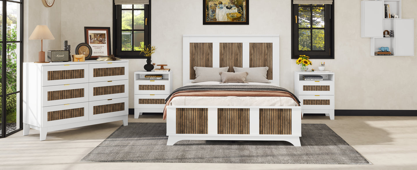 Calista Modern Farmhouse Classic Bedroom Set