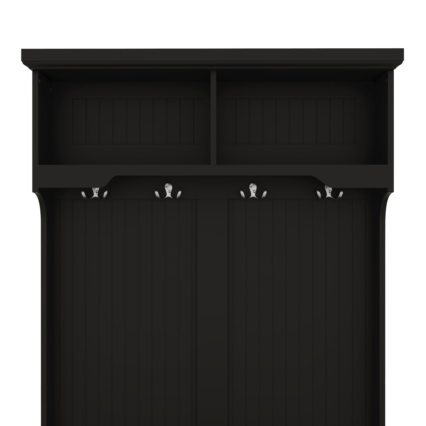 Niles Modern Storage Bench Coat Rack