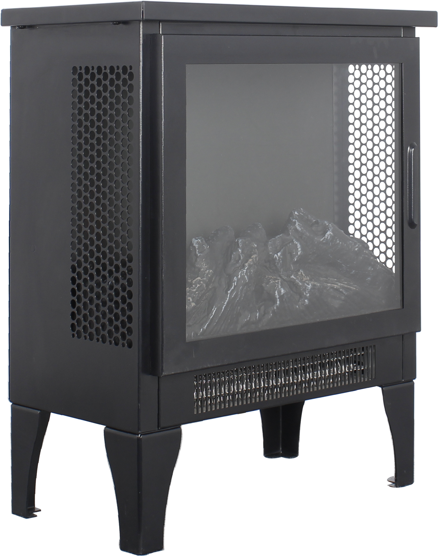 Mission Contemporary Electric Fireplace Stove Heater