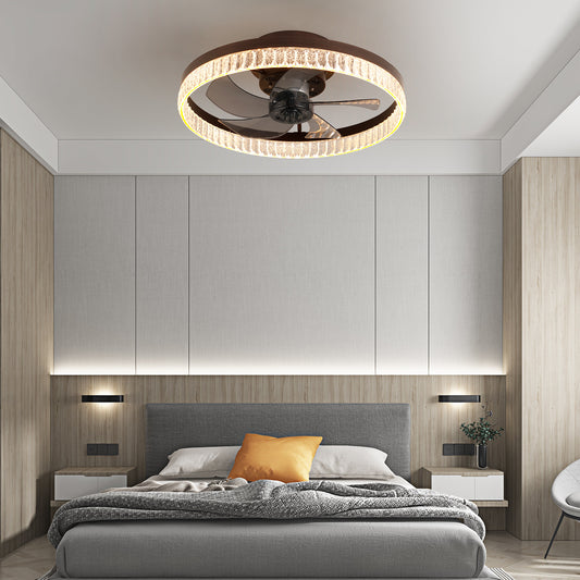 Healdsburg Modern LED Chandelier Fan
