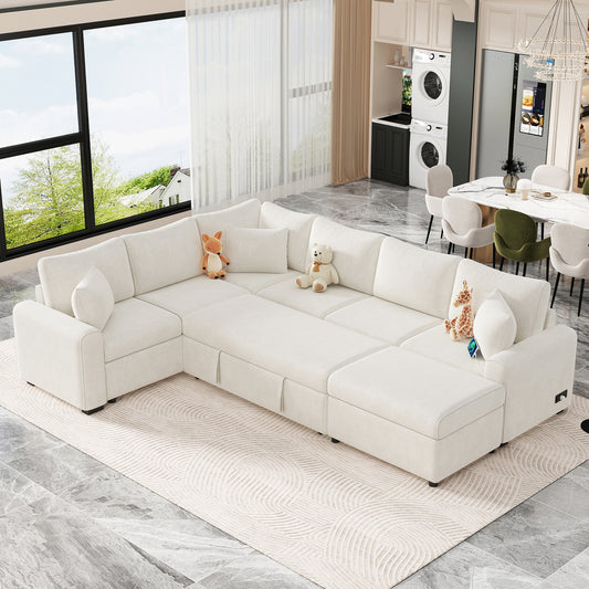 Westport Modern Sectional Sofa Sleeper
