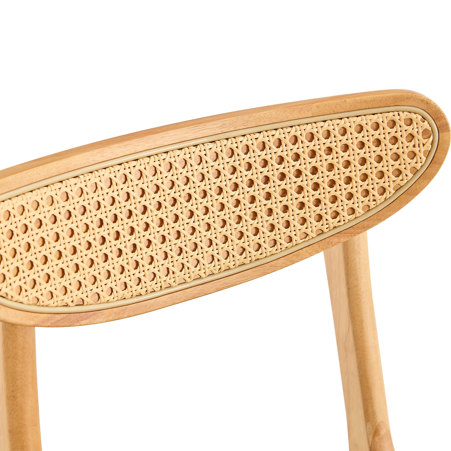 Eda Mid-Century Solid Wood Dining Chair