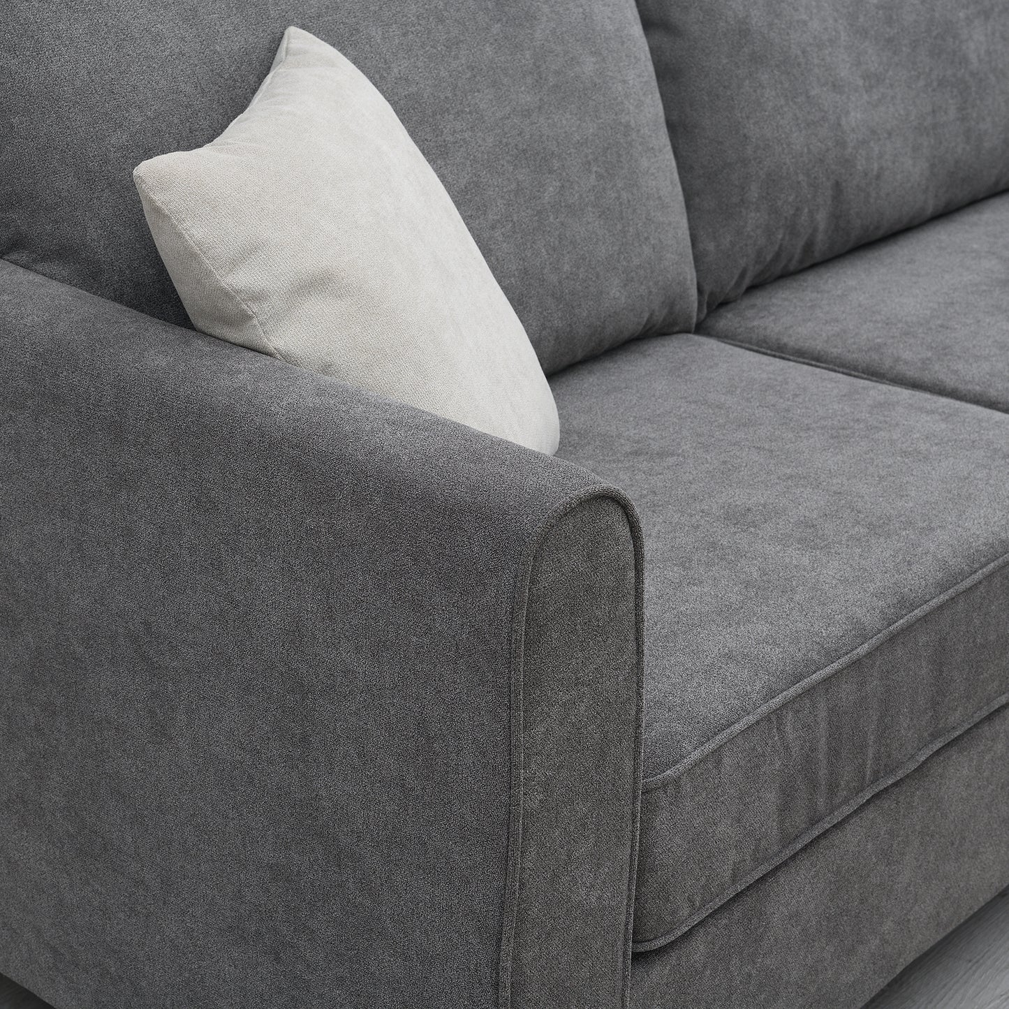 Elmcrest Modern Upholstered L-Shape Sofa