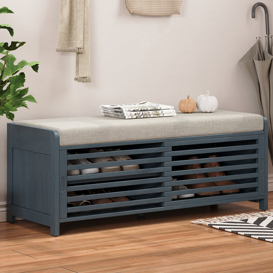 Lula Modern Shutter Storage Bench