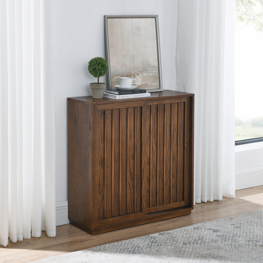Amity Mid-Century Sliding Sideboard Cabinet