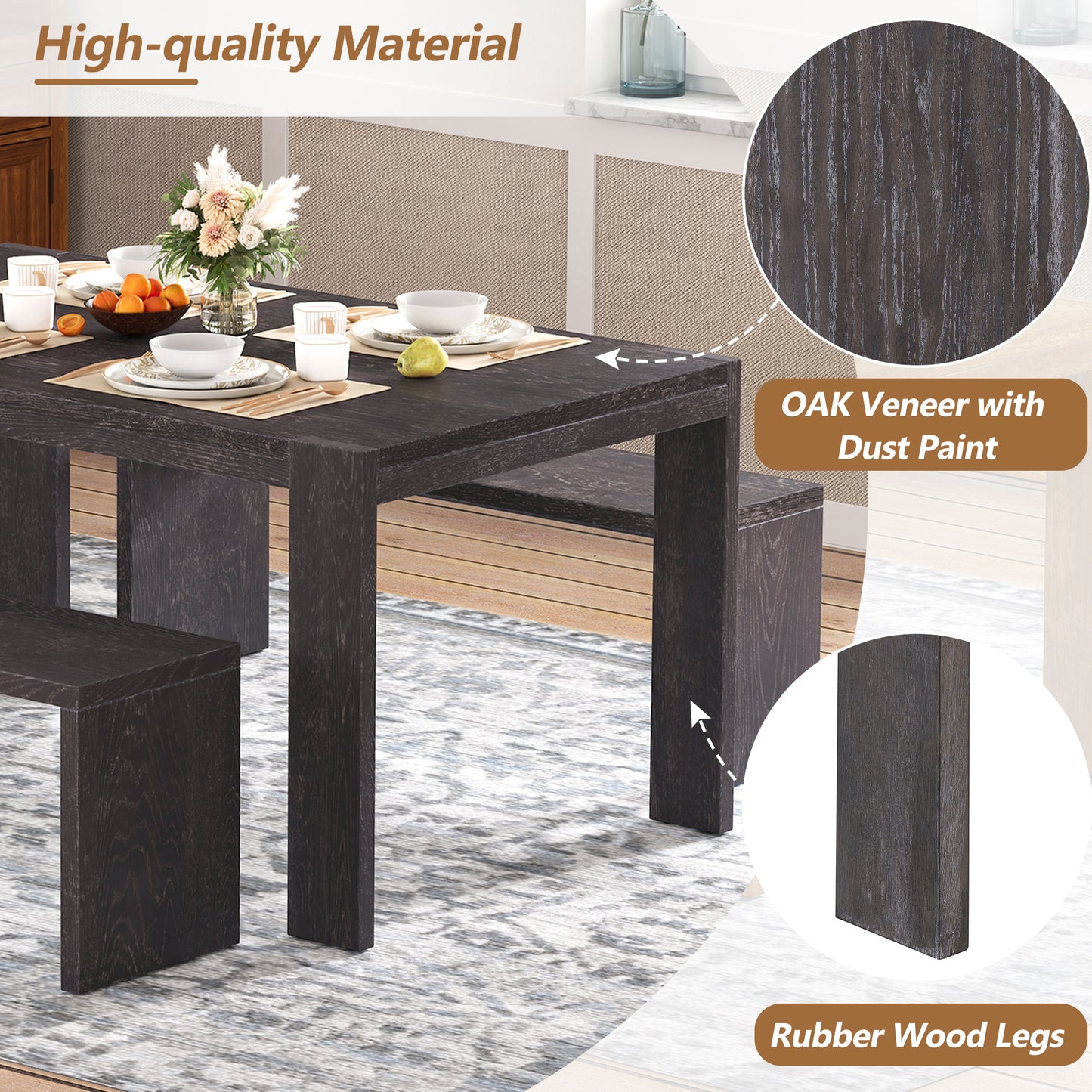 Elmcrest Modern Classic Table Set