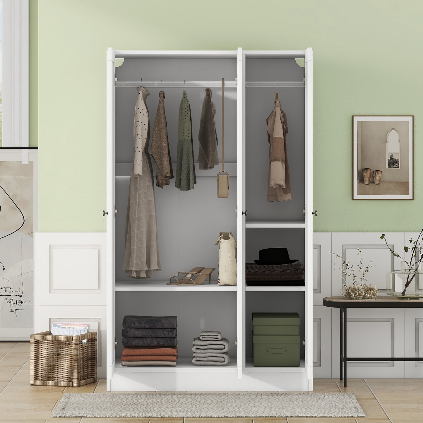 Healdsburg Contemporary Shutter Wardrobe