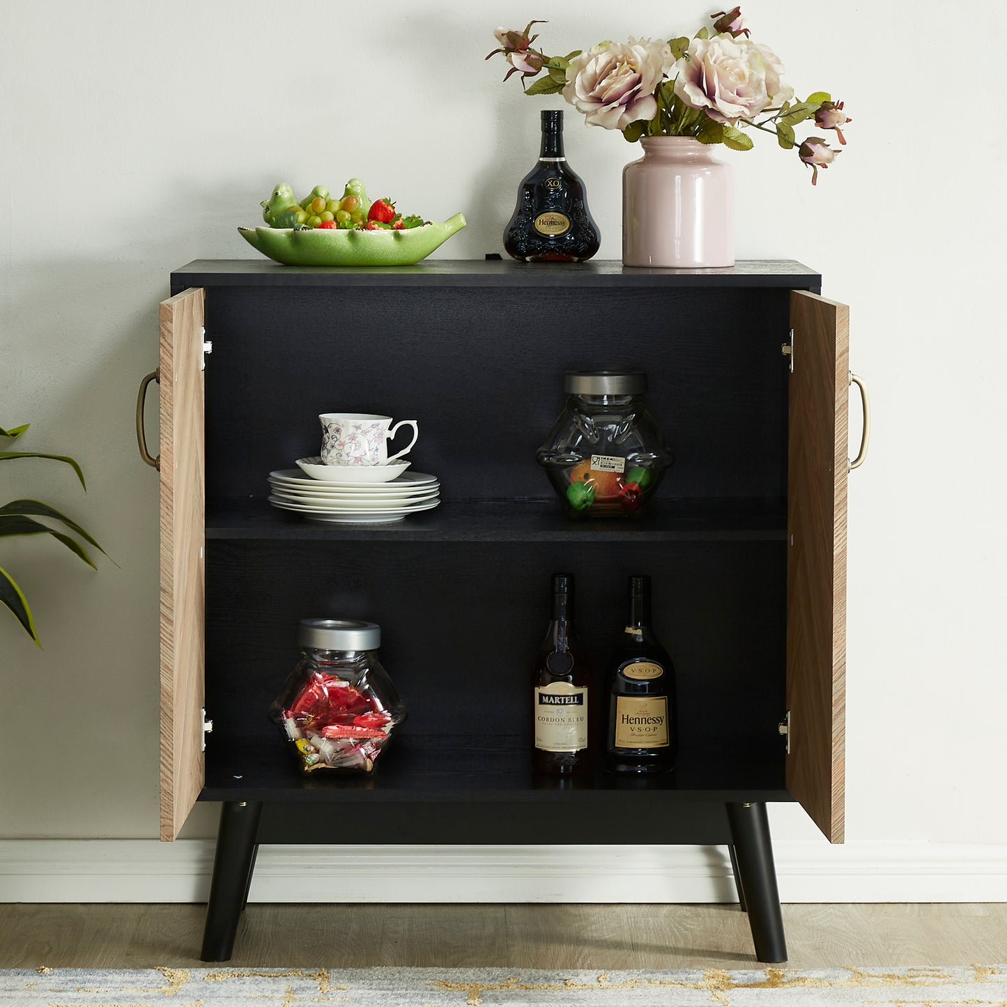 Irvington Mid-Century Buffet Storage Cabinet
