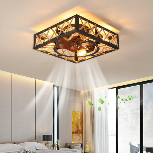 Silverleaf Industrial Caged Lights