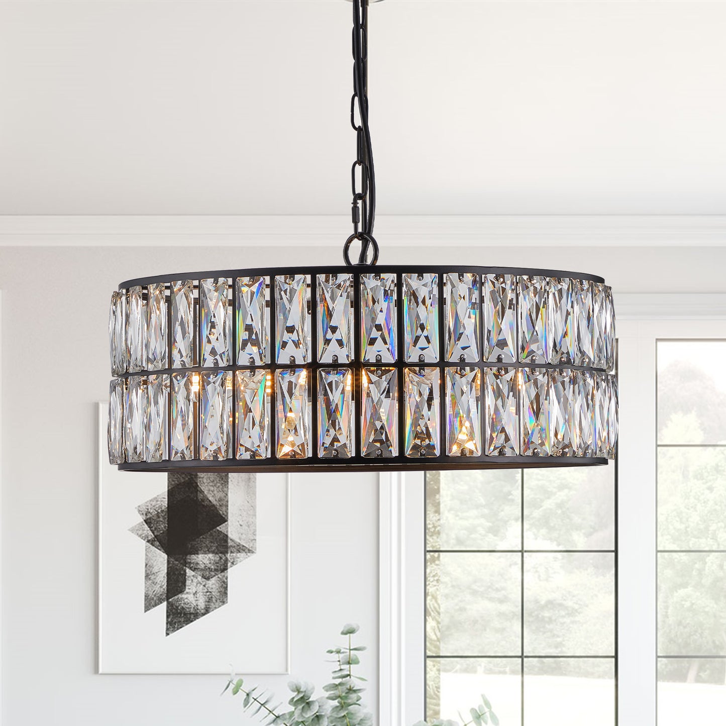 Marcel Industrial Crystal Drum