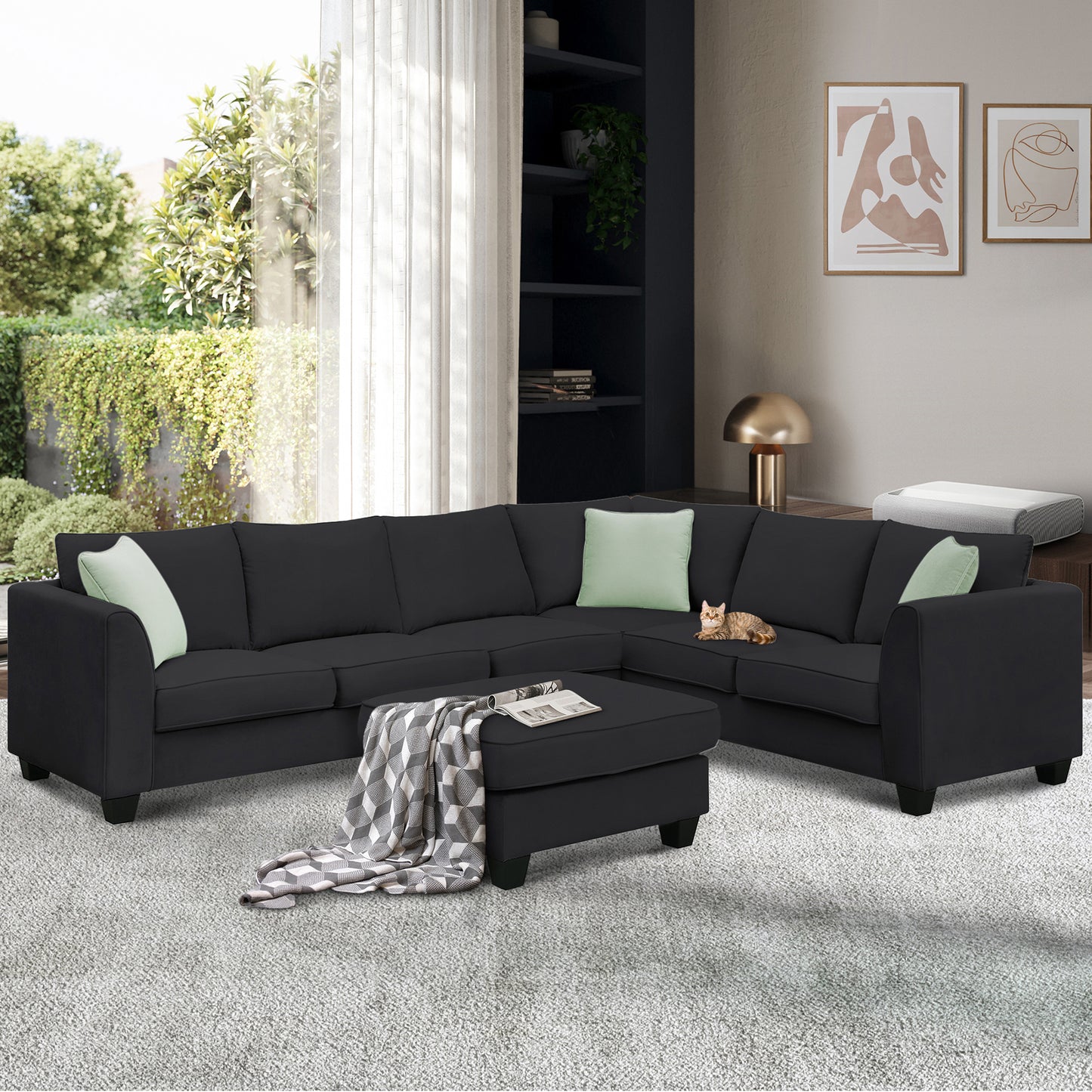 Oakridge Contemporary Fabric Sofa