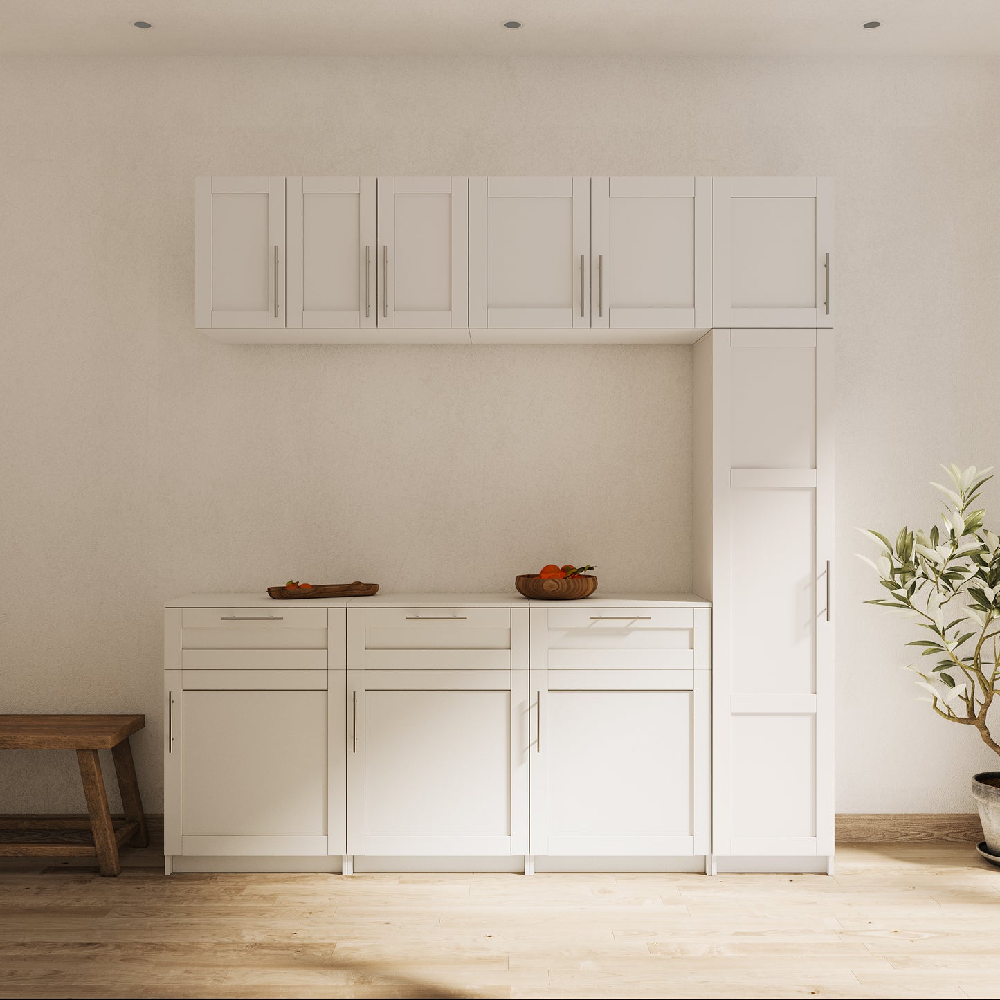 Elmcrest Modern Stackable Storage Cabinet