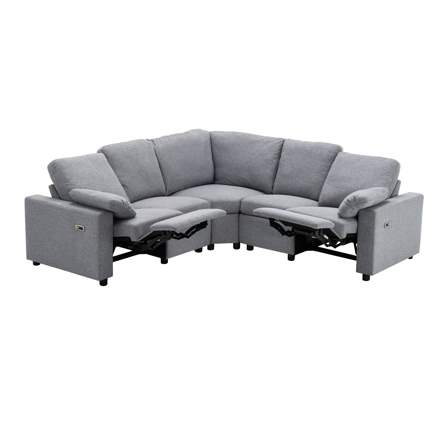 Calista Modern Reclining Theater Sectional