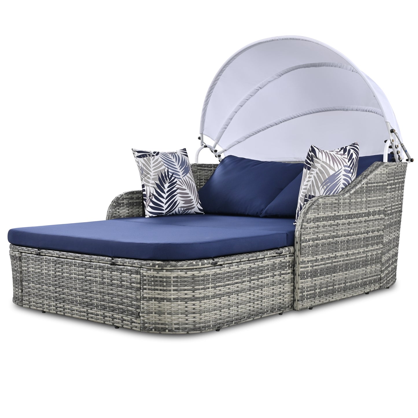 Oakridge Modern Canopy Sunbed Daybed